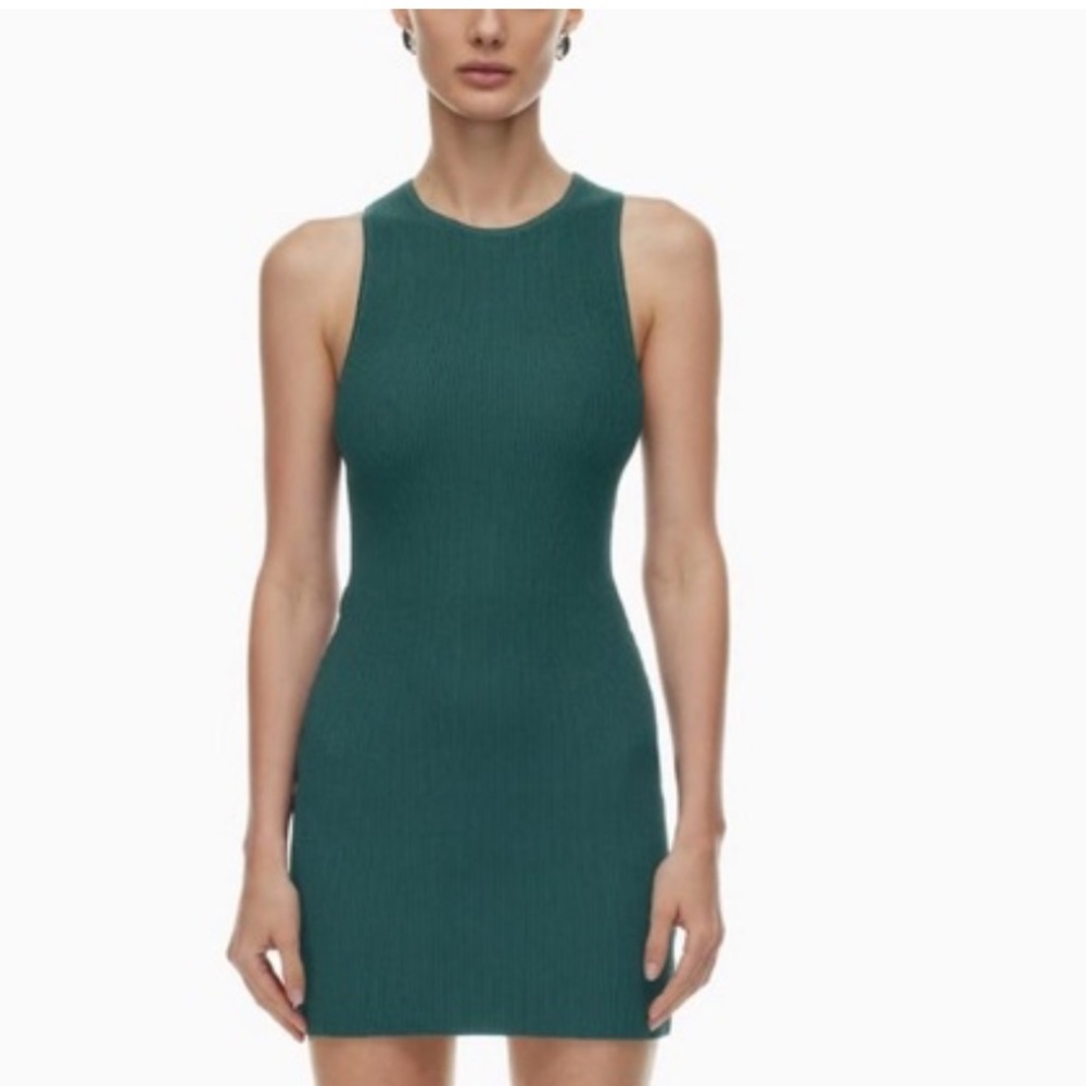 Aritzia sculpt knit mini dress